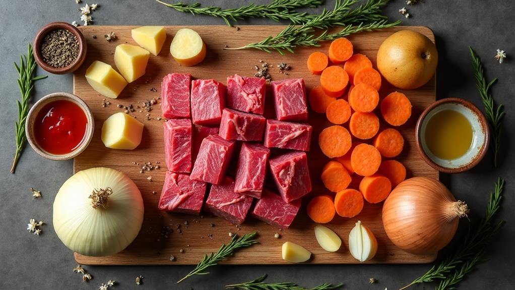 cooking instructions and ingredients