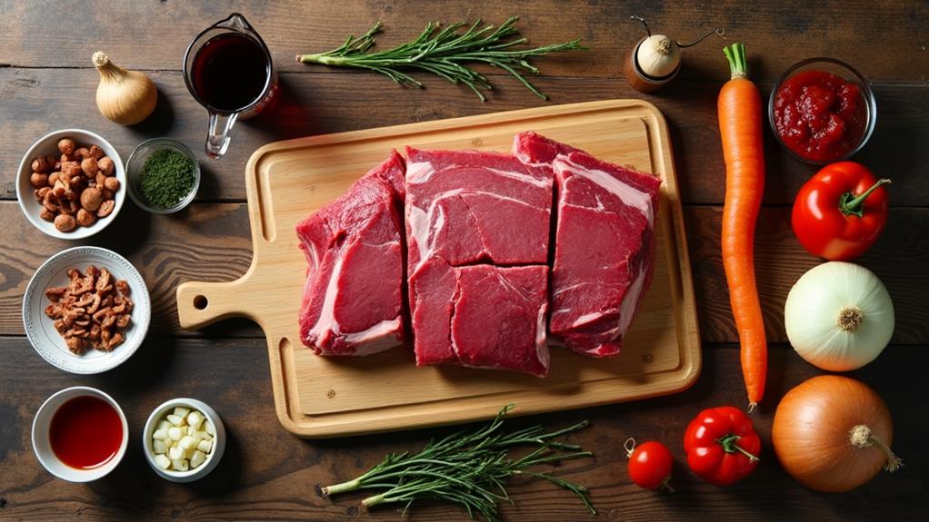 cooking instructions and ingredients