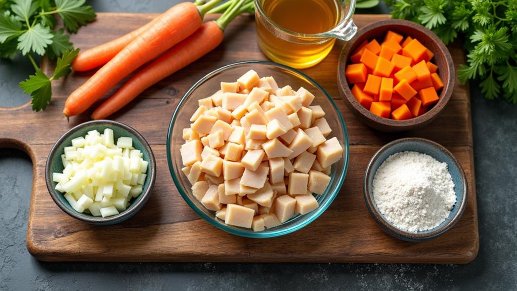 cooking instructions and ingredients