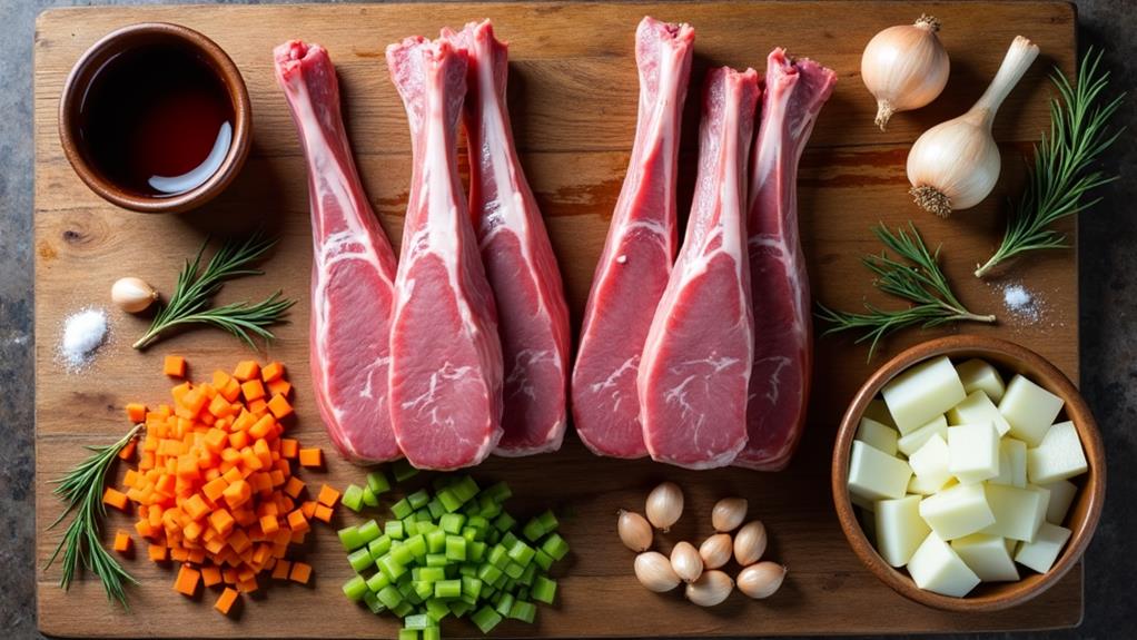 cooking instructions and ingredients
