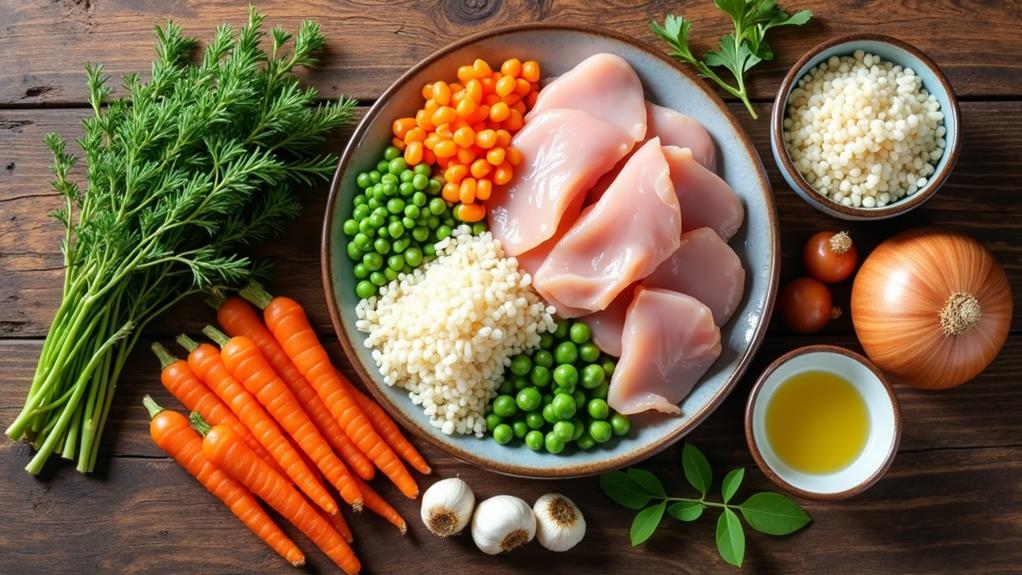 cooking instructions and ingredients