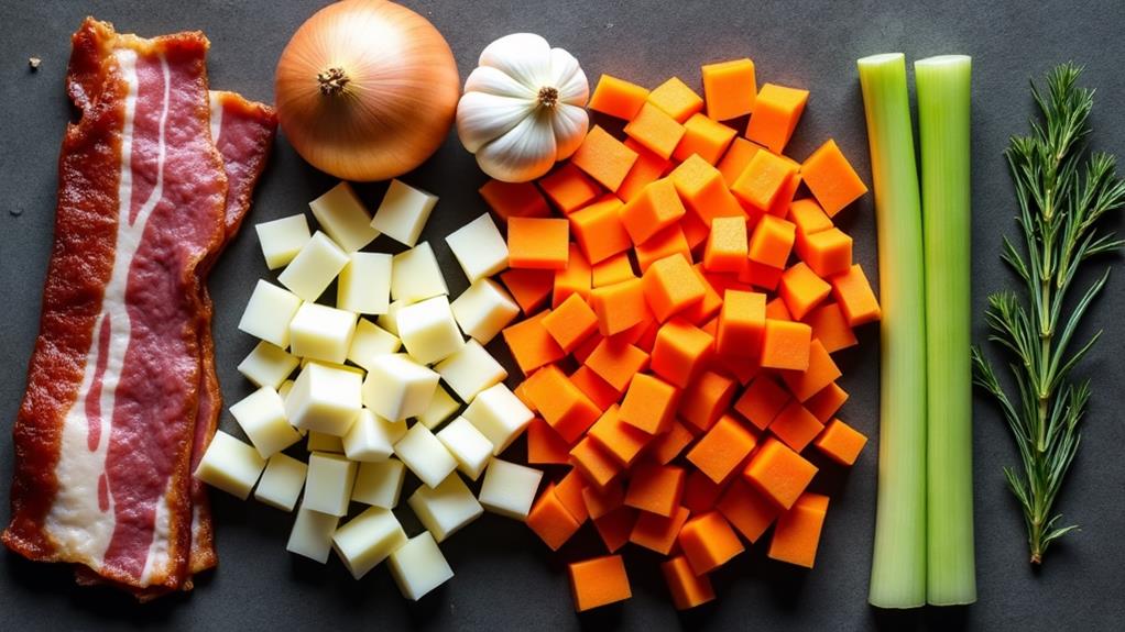 cooking instructions and ingredients
