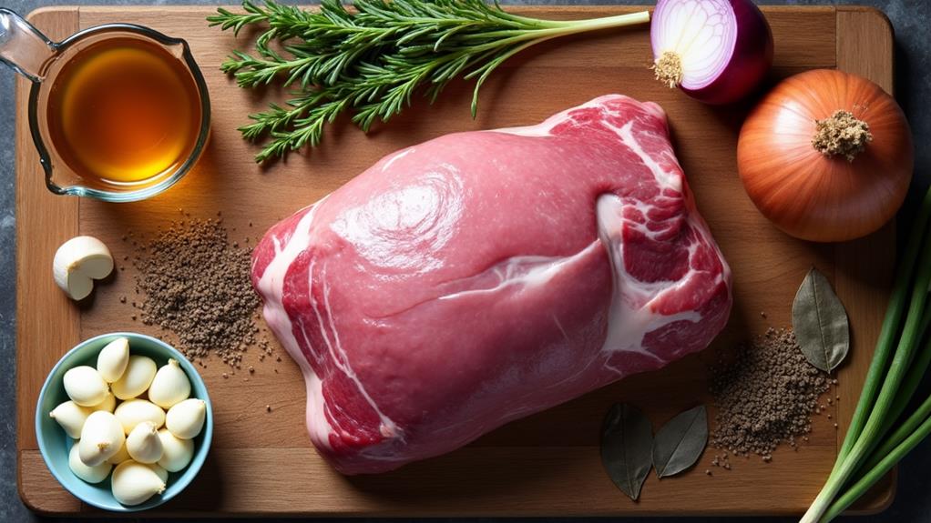 cooking instructions and ingredients