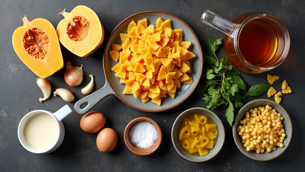 cooking instructions and ingredients