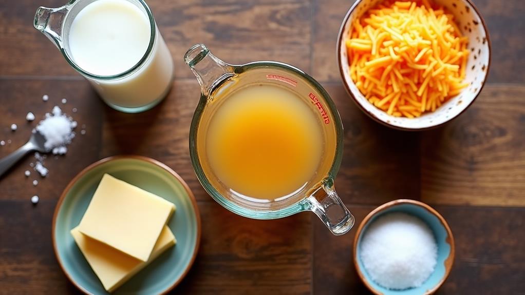 cooking instructions and ingredients