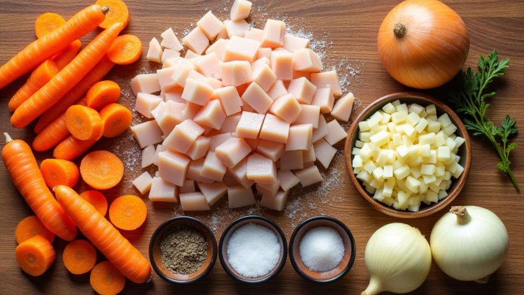 cooking instructions and ingredients