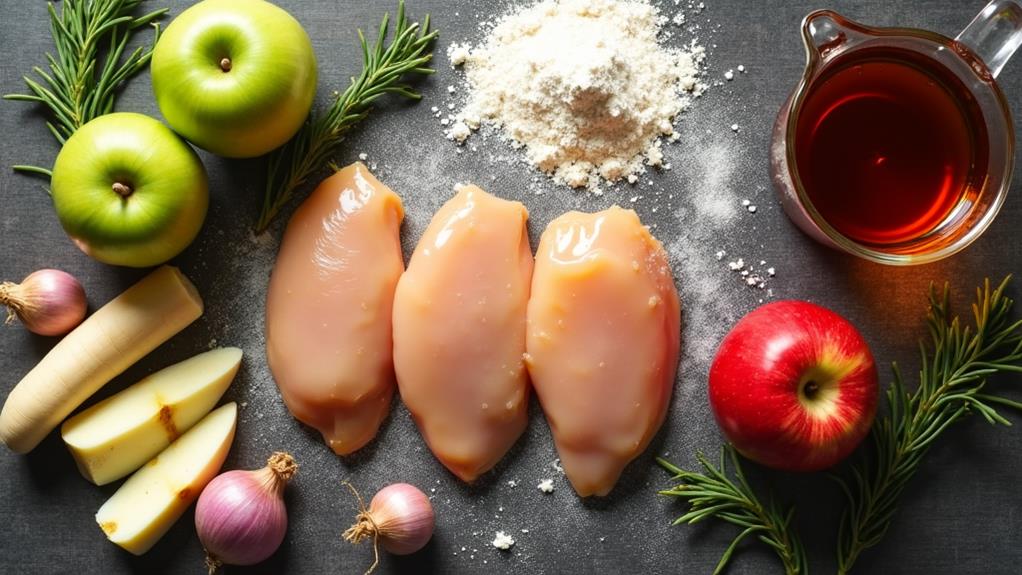 cooking instructions and ingredients