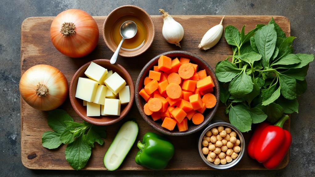 cooking instructions and ingredients