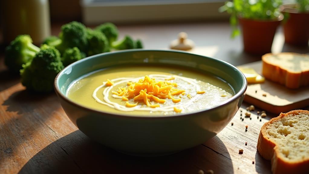 creamy broccoli cheddar delight
