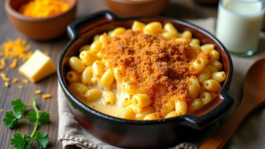 creamy cheesy pasta bake