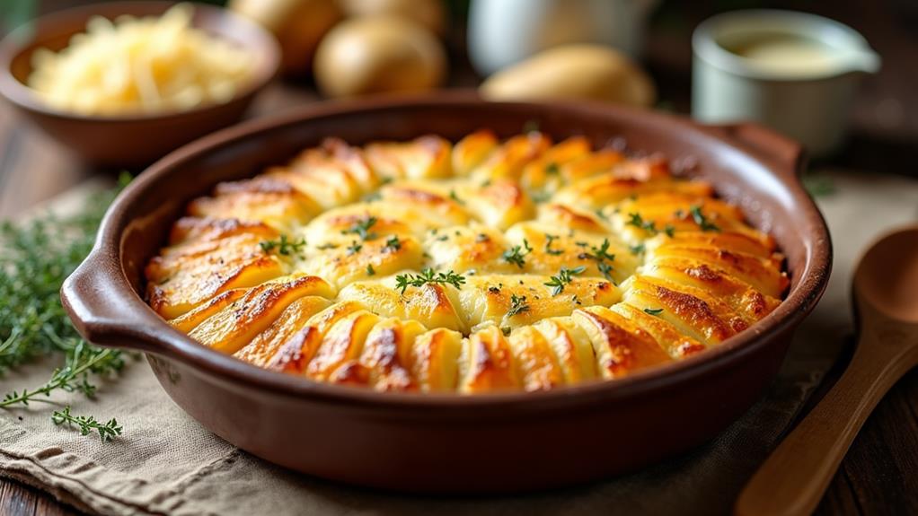 creamy cheesy potato dish