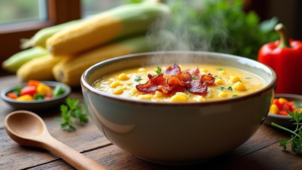 creamy corn soup recipe