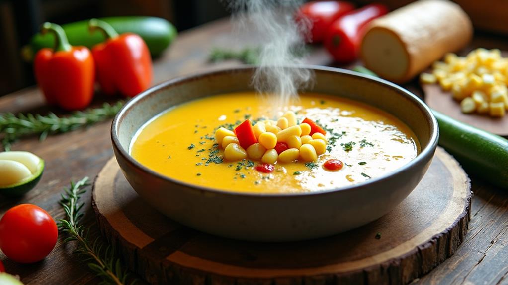 creamy corn soup recipe