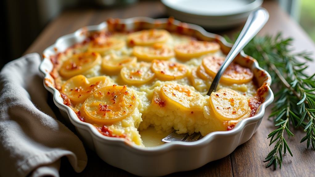 creamy layered potato dish