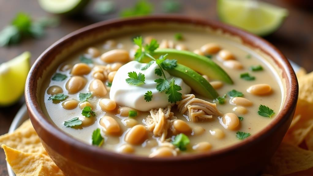 creamy white bean chili