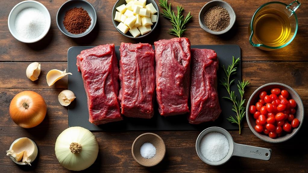 culinary instructions and ingredients