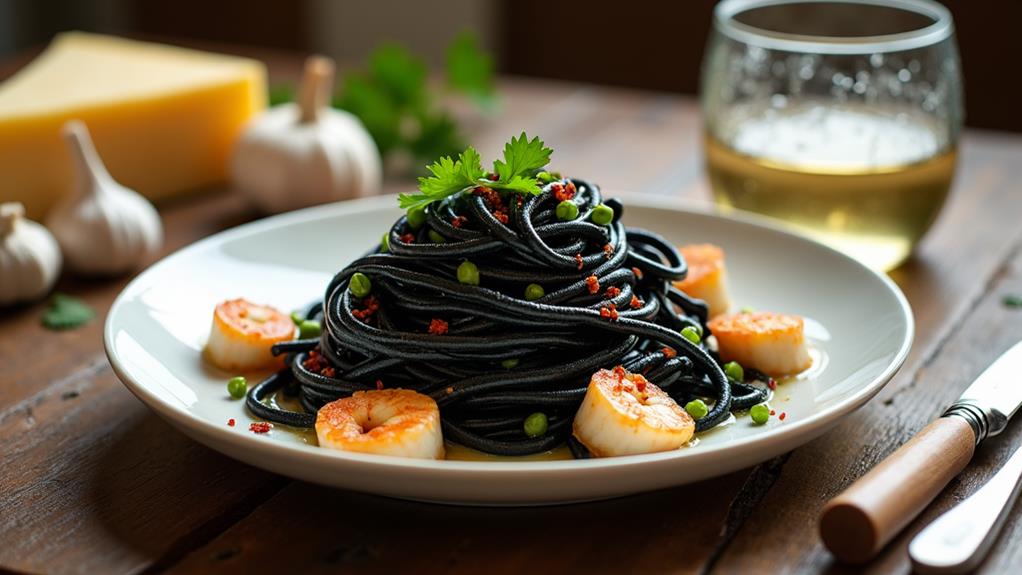 dark twisted gourmet dish