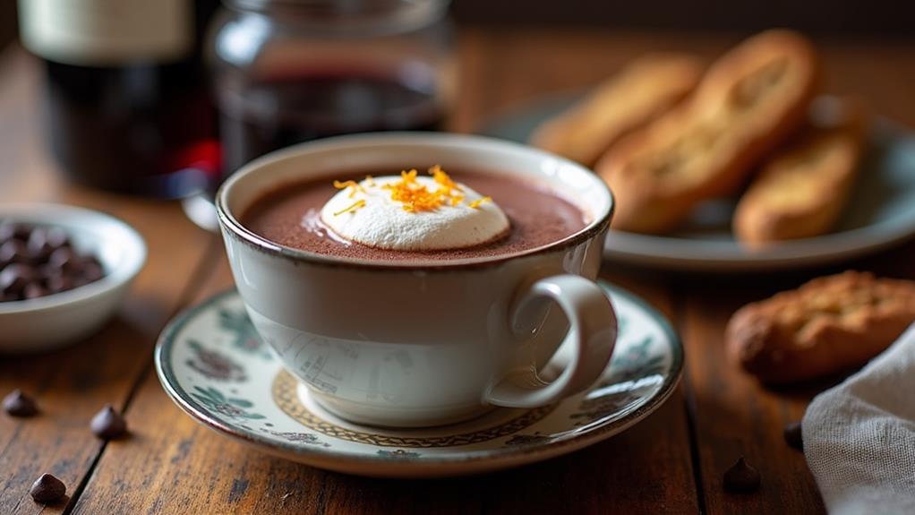 decadent chocolate wine blend