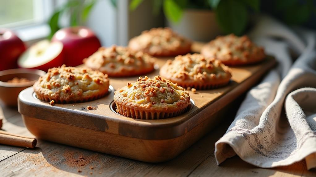 delicious apple cinnamon muffins