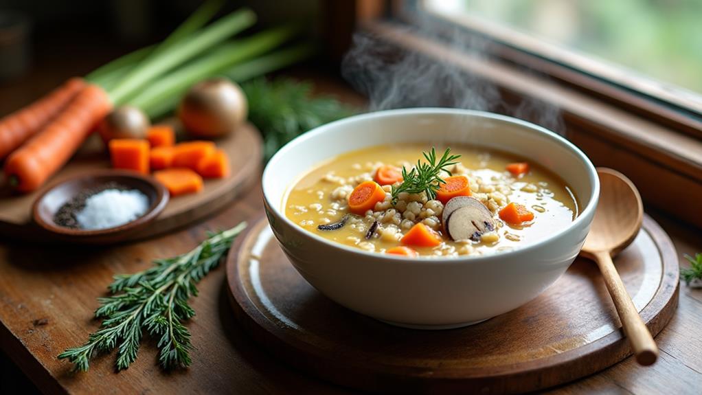 delicious creamy rice soup