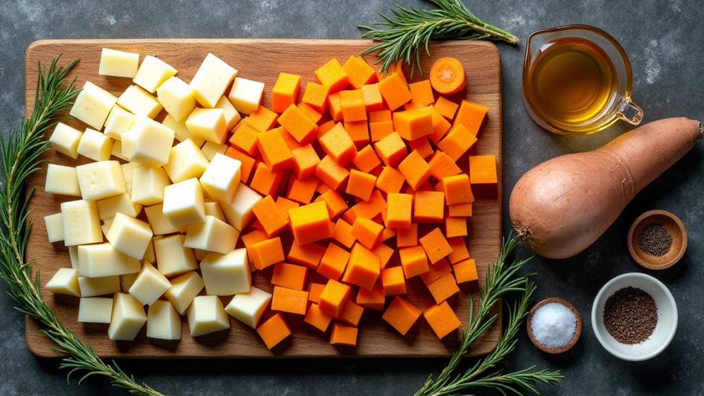 delicious homemade meal preparation