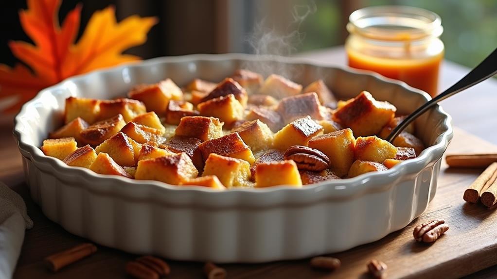 delicious pumpkin bread dessert