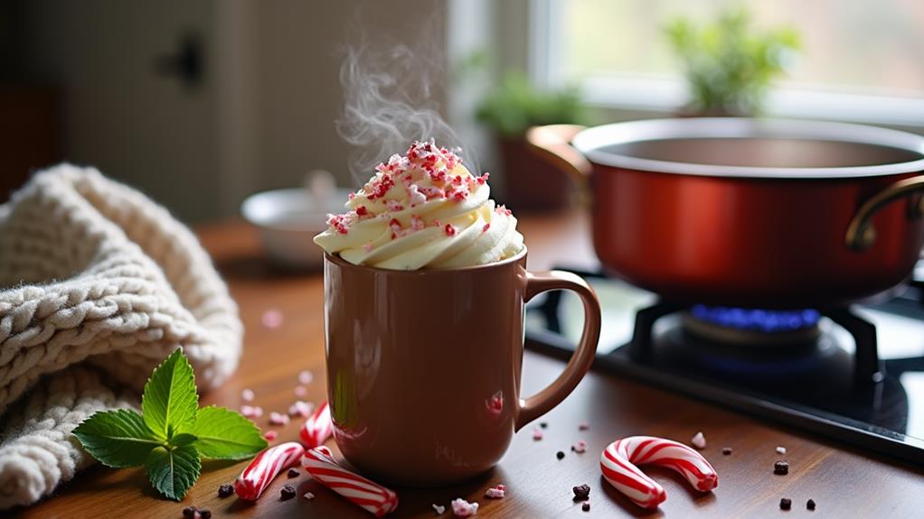 festive minty cocoa delight