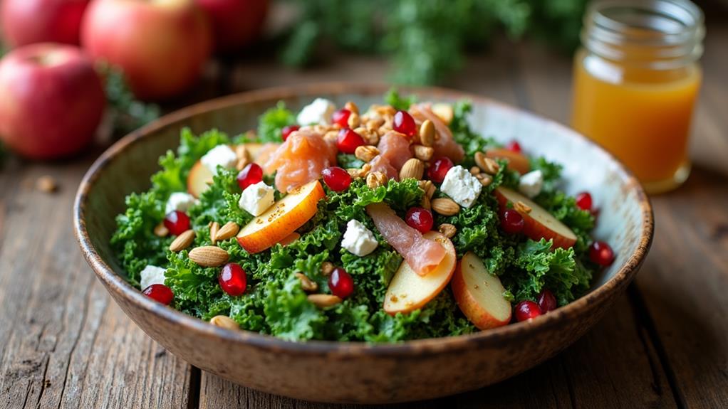 fresh seasonal kale dish
