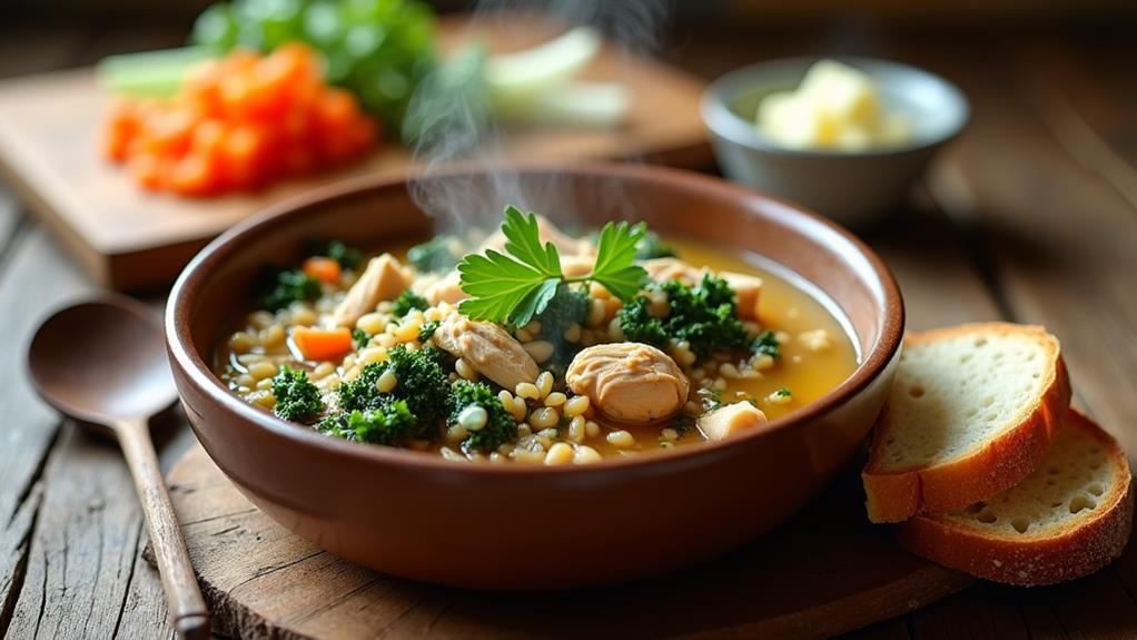 hearty chicken rice stew