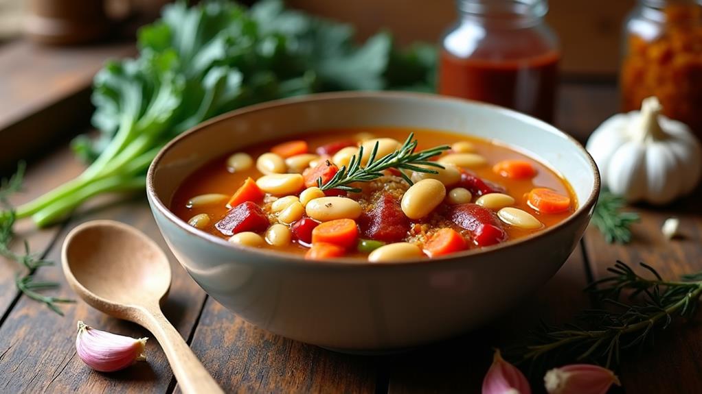 hearty winter bean stew