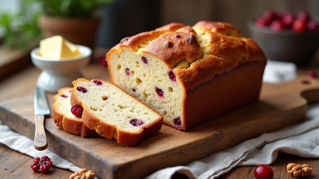nutty cranberry bread delight
