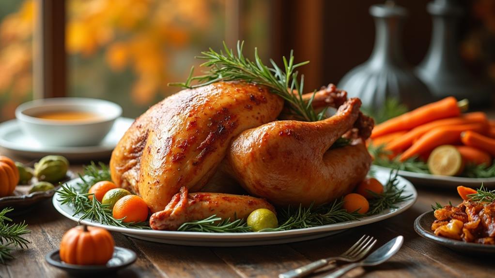 perfectly seasoned holiday centerpiece