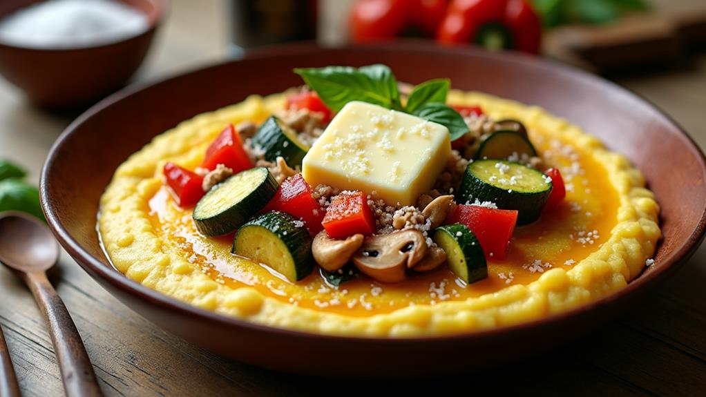 rich velvety cornmeal dish
