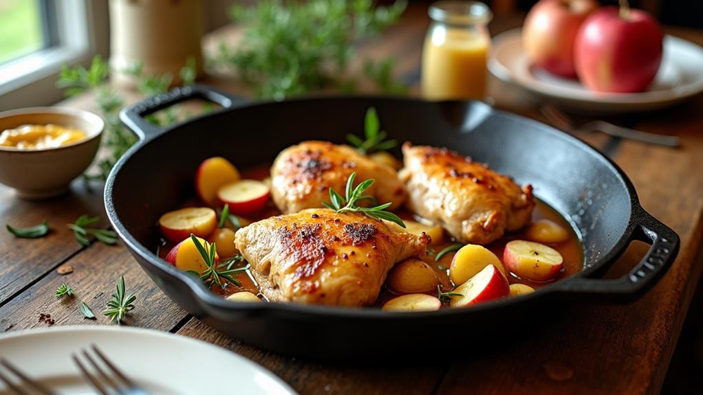 savory apple cider dish