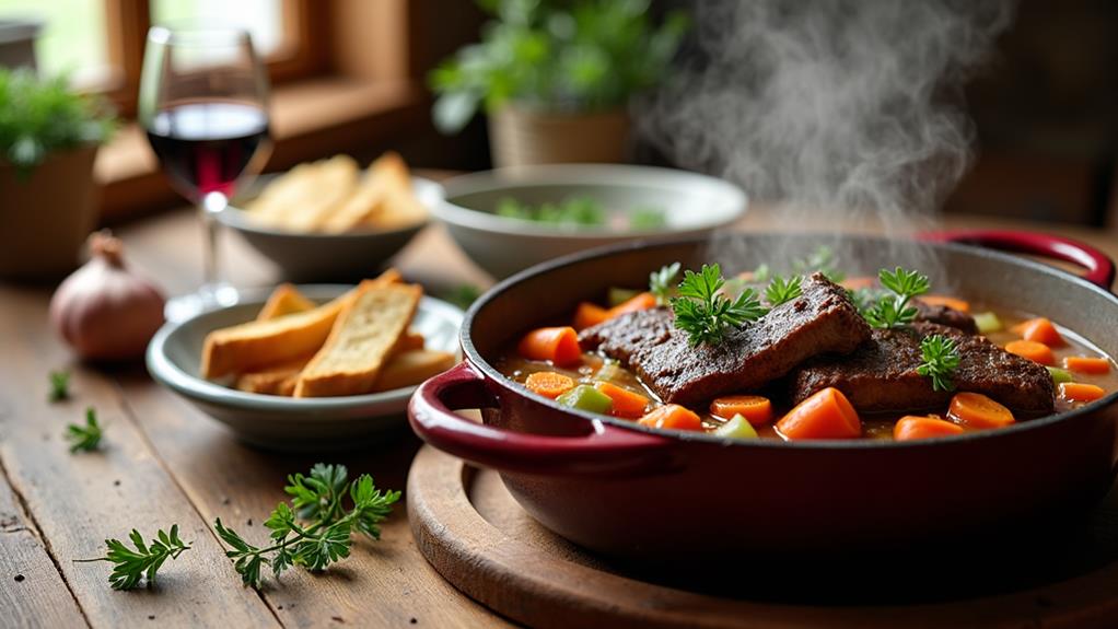savory beef short rib stew