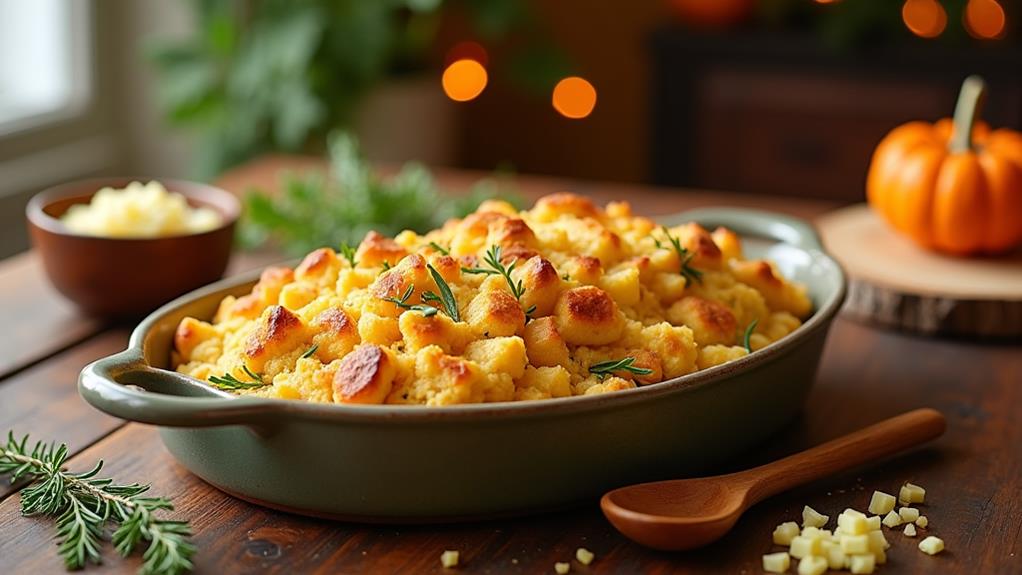 savory cornbread dressing recipe