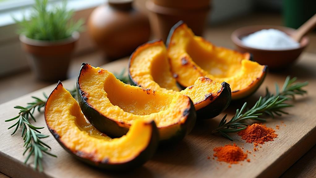 savory roasted acorn squash