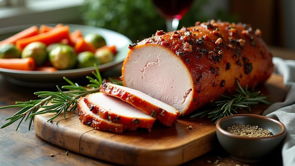 savory roasted pork loin