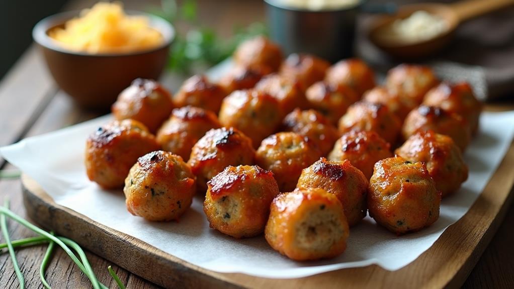 savory sausage ball snacks