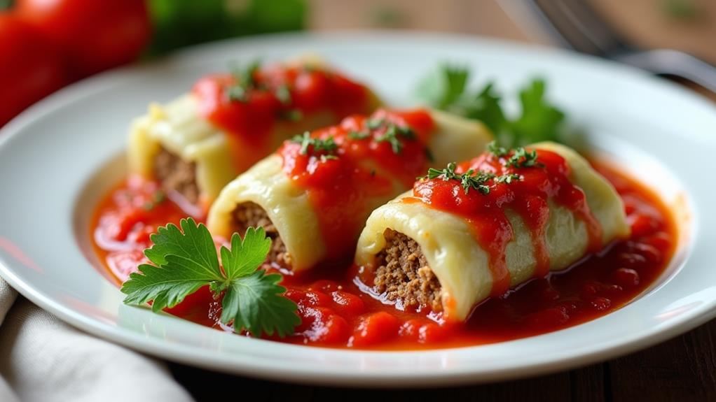 savory stuffed cabbage rolls