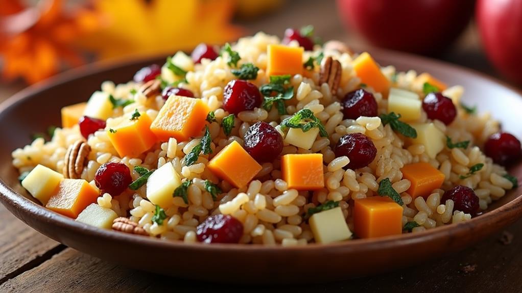 seasonal flavored rice dish