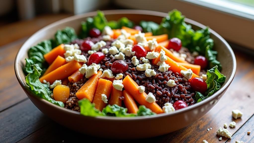 seasonal healthy grain dish