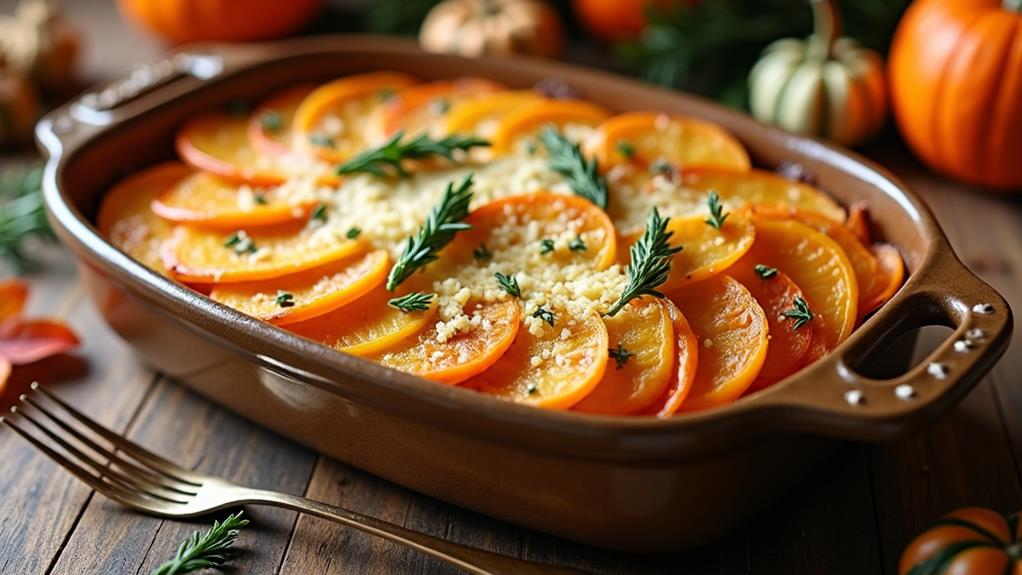seasonal roasted veggie dish