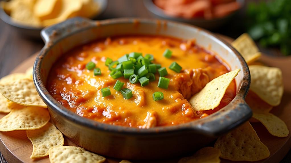 spicy chicken cheese dip