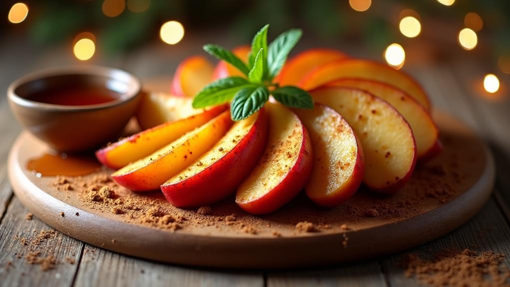 sweet caramelized apple dish