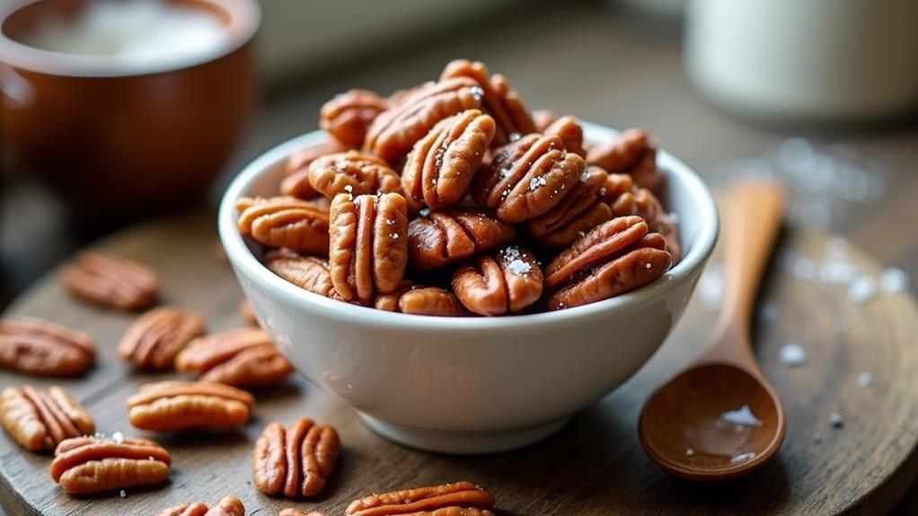 sweet maple glazed nuts