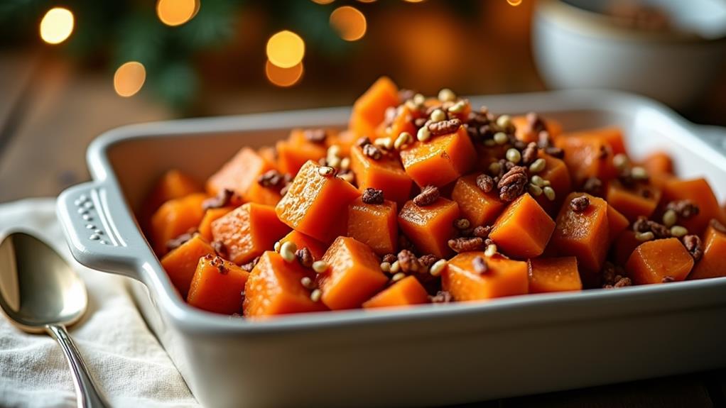 sweet potatoes with glaze