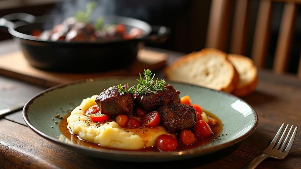 tender flavorful slow cooked beef