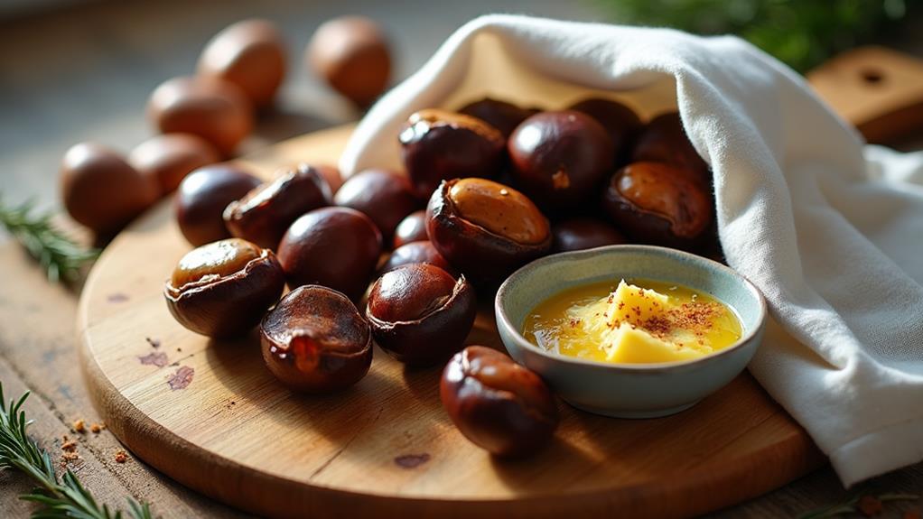 warm crunchy holiday treat