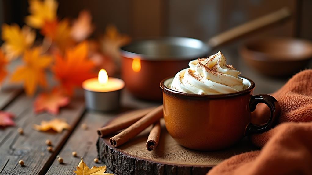 warm spiced apple beverage